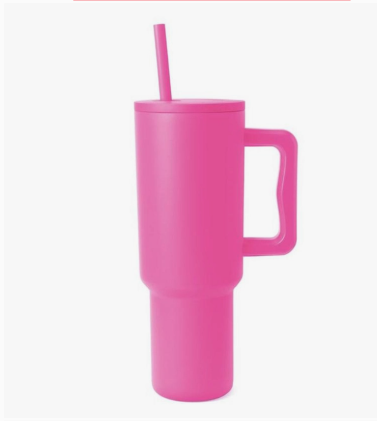 Matte 40 oz Tumble with Straw