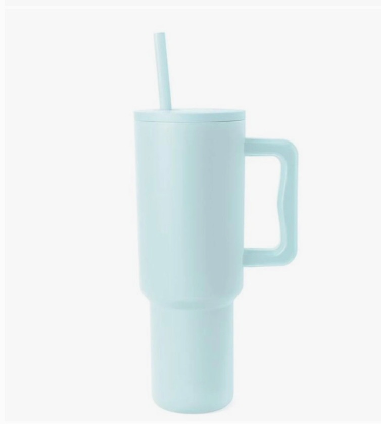 Matte 40 oz Tumble with Straw