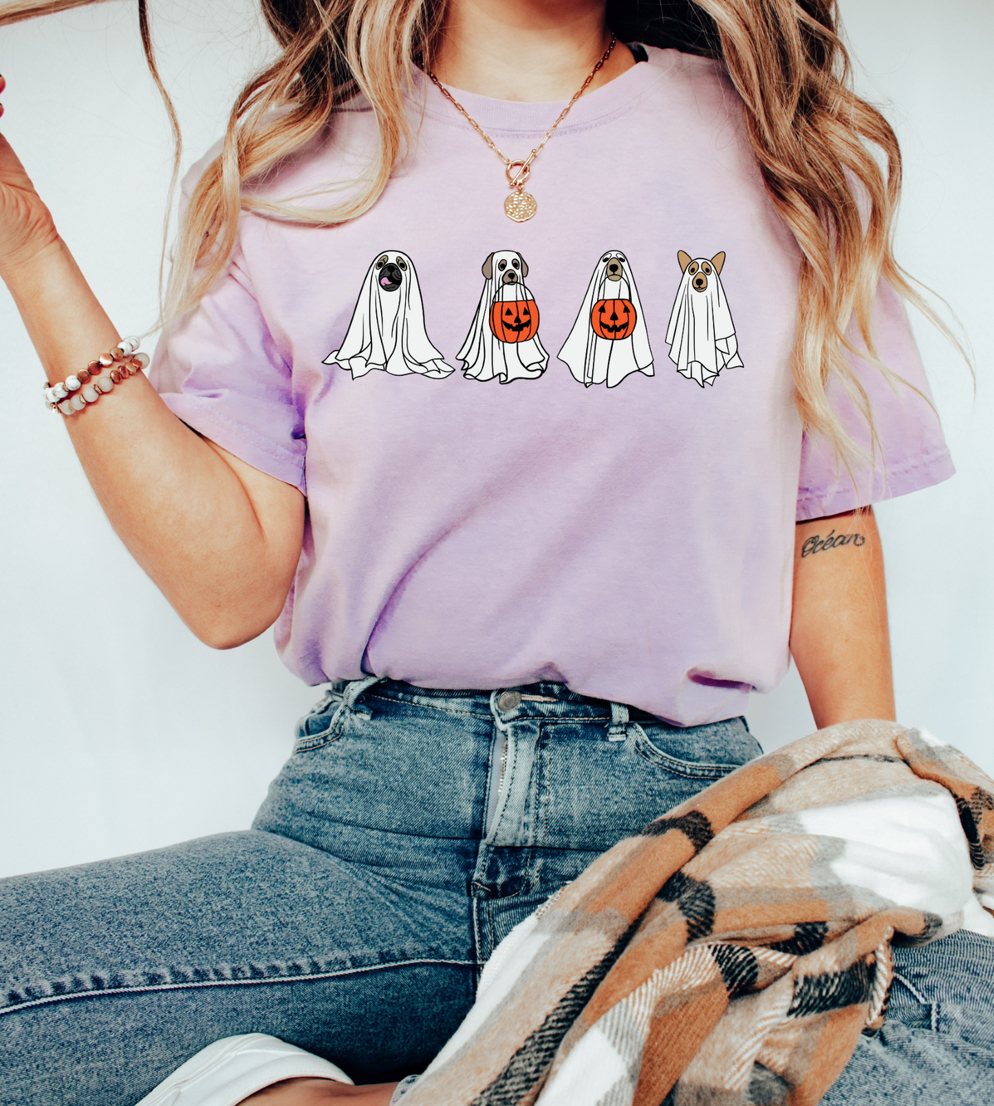 Lilac Ghost Dogs Tshirt