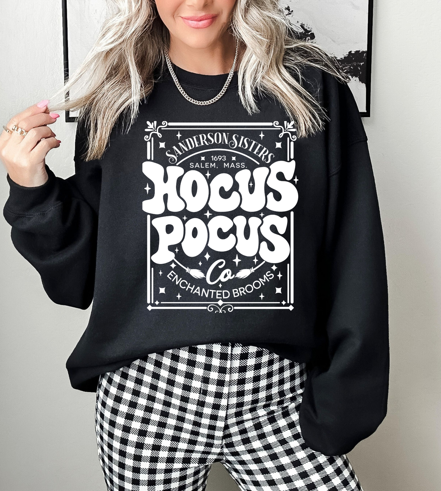 Hocus Pocus Black Crewneck