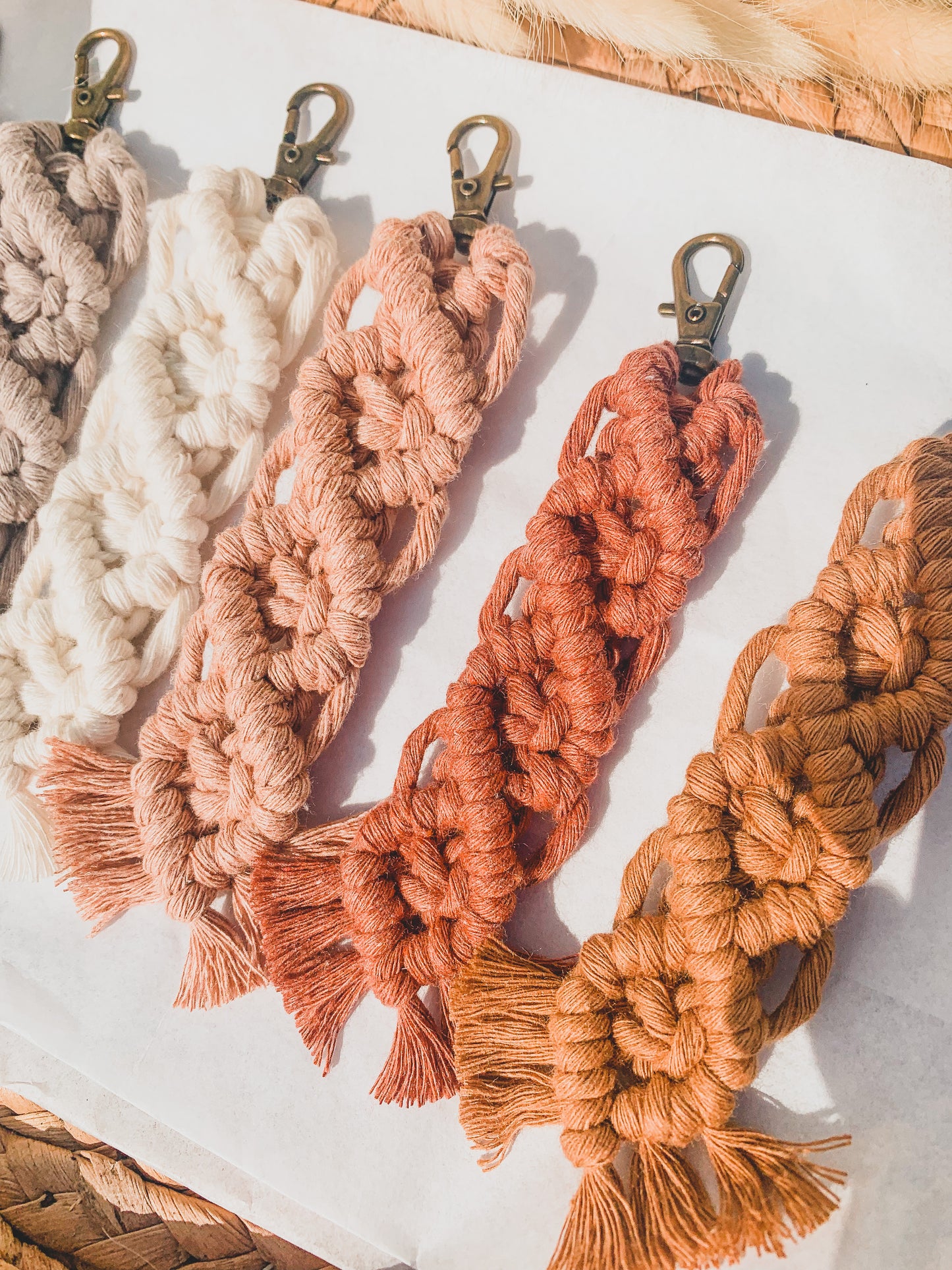 Macrame Keychain Desert Boho Collection
