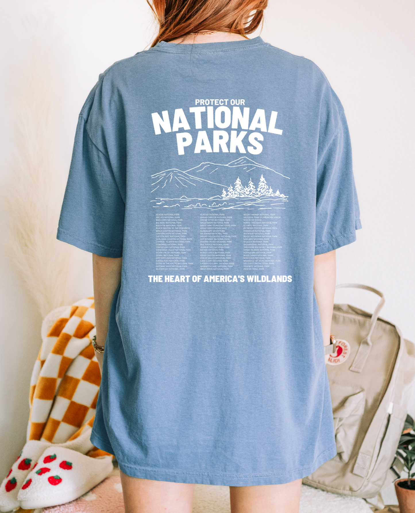 National Parks Vintage Style Comfort Color Tshirt