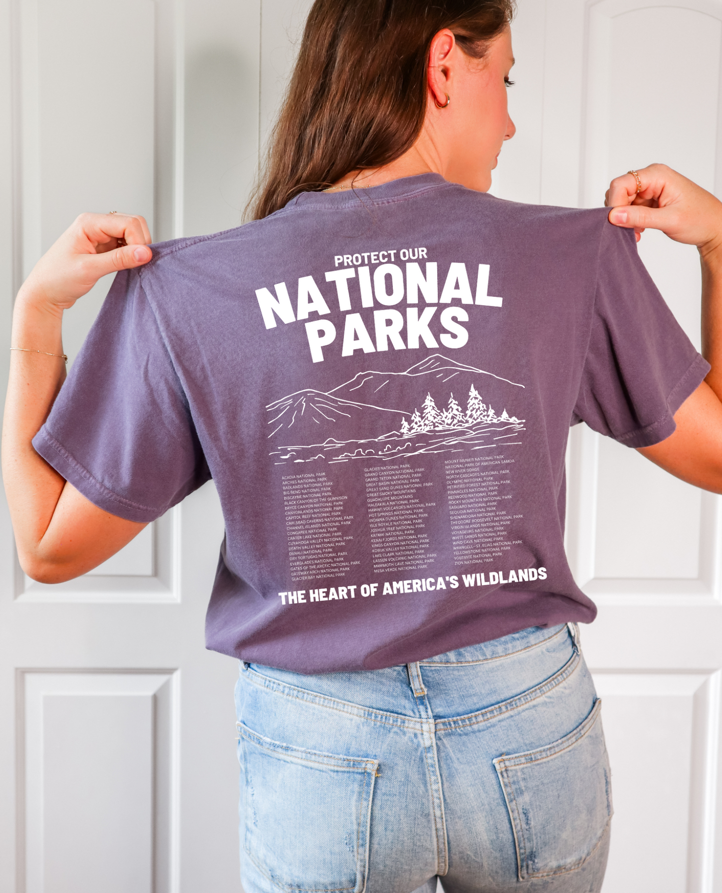 National Parks Vintage Style Comfort Color Tshirt